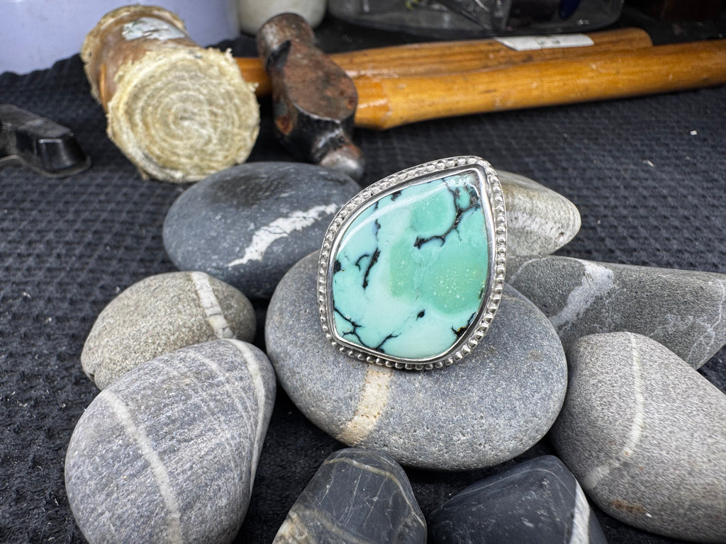 Variscite Sterling Ring